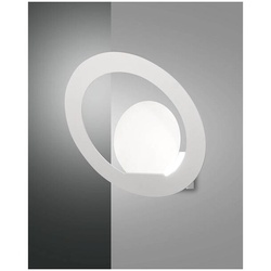 Fabas Luce Hector Wandleuchte LED 1x14W Metall Weiss