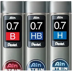 Pentel Ain Stein - Bleistiftmine - HB - 0.7 mm (Packung mit 40)