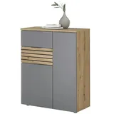 Stella Trading Milan 85 x 103 x 38 cm grau / grau