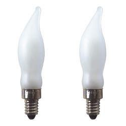 LED-Ersatz-Leuchtmittel - E10 - 230V - 0,6W - Frost - 2 Stück