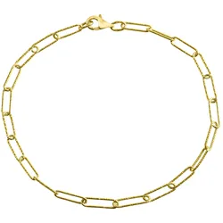 Armband CELESTA "925 Silber gelb vergoldet", gelb, Armbänder, Damen, 21cm, Silber 925 (Sterlingsilber), glitzernd