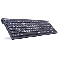 Logickeyboard LKB-LPWB-BJPU-DE schwarz/weiß