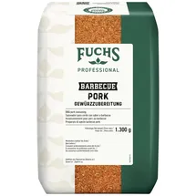 FUCHS Professional - BBQ Pork Gewürzzubereitung | Grill-Gewürzmischung für Pulled Pork, Schweinefleisch | Profi-Qualität für Großverbraucher und Gastronomie | 1,3 kg im großen Beutel