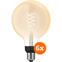 Philips Hue Filamentlampe White Globe XL E27 - 2023 - Sechserpack