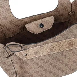 GUESS Calista 2 in 1 Tote Latte Logo