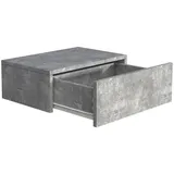 VCM Nachtschrank Usal 45 x 30 x 15 cm Grau