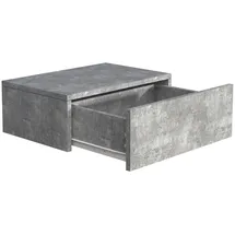 VCM Nachtschrank Usal 45 x 30 x 15 cm Grau