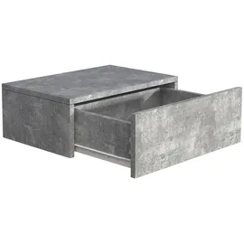 VCM Nachtschrank Usal 45 x 30 x 15 cm Grau