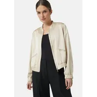 Comma, comma Blouson aus Satin beige 40