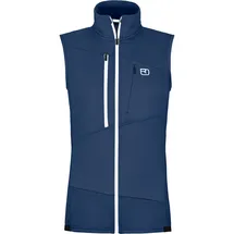 Ortovox Damen Fleece Grid Weste (Größe XL, blau)