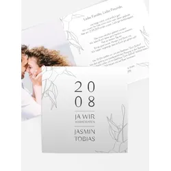 Hochzeitseinladungen selbst gestalten mit Spruch und Fotos im Onlinedesigner bei Meine-Kartenmanufaktur.de