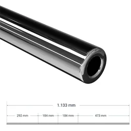 Sportime Kickerstange Match, 16 mm, 3 Figuren oder Torwart