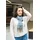 COLLEZIONE ALESSANDRO Italienischer Schal " Mailand " in blau | Gr.: onesize