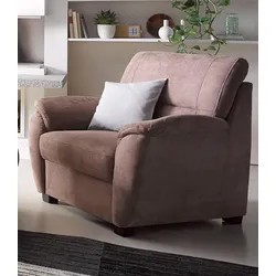 Sessel SIT & MORE "Pandora", braun (schoko), B:103cm H:91cm T:90cm, Luxus-Microfaser ALTARA NUBUCK (100% Polyester), Luxus-Microfaser (100% Polyester), Luxus-Microfaser ALTARA NUBUCK (100% Polyester), Sessel