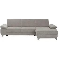 Ecksofa  Cosima II , grau , Maße (cm): B: 284 H: 90 T: 187