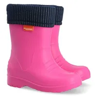 DEMAR Ultraleichte Kinder Warm Gefüttert Regenstiefel Kinderstiefel mit Innenschuh