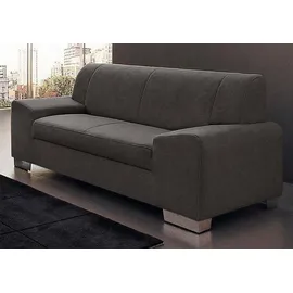 DOMO collection 2-Sitzer »Alisson kubische Formensprache mit abgerundeten Elementen, komfortabel«, fester Sitzkomfort grau