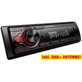 PIONEER MVH-130DAB - 1-DIN Autoradio mit MP3/USB/DAB+ - 4x50 Watt