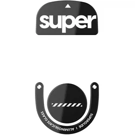 pulsar gaming gears Superglide2 Neue strukturierte Oberfläche mit kontrollierbarer Geschwindigkeit, Mausfüße/Glasgleiter, Ultra-strapazierfähige Glatte und langlebige Sohle für Logitech G Pro X Superlight2 [Schwarz]
