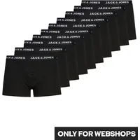 JACK & JONES Solid Trunks black/black XXL 10er Pack