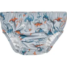 Playshoes Badehose UV-Schutz Windelhose Dino allover blau 62/68 - ca. 3-6 Monate