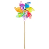 Dehner Windrad mit Lichtreflektion Ø 42 cm Höhe 109 cm Bunt