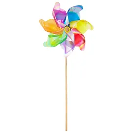 Dehner Windrad mit Lichtreflektion Ø 42 cm Höhe 109 cm Bunt