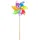 Dehner Windrad mit Lichtreflektion Ø 42 cm Höhe 109 cm Bunt
