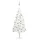 vidaXL Künstlicher Weihnachtsbaum mit Beleuchtung & Kugeln Weiß 150 cm
