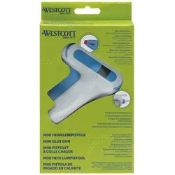 WESTCOTT Mini-Heißklebepistole mit Non-Stick Düse
