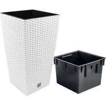 Prosperplast Rato Square 26,5 x 26,5 x 50 cm weiß