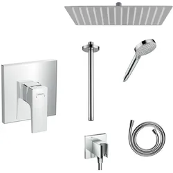 Hansgrohe Unterputz Dusch-Set Metropol mit Decken- oder Wandanschluss von Sandbad
