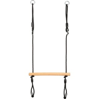 Small Foot Company small foot 12409 - Trapezschaukel mit Turnringen Black Line