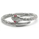 GT Collection Armband Snake Head in silver | Gr.: onesize