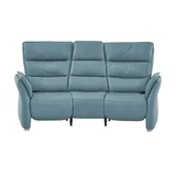 Hukla Sessel Corina Leder 202 x 112 x 103 cm Blau mit Relax-Funktion