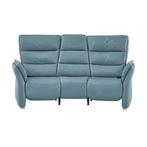 Hukla Sessel Corina Leder 202 x 112 x 103 cm Blau mit Relax-Funktion