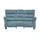 Hukla Sessel Corina Leder 202 x 112 x 103 cm Blau mit Relax-Funktion