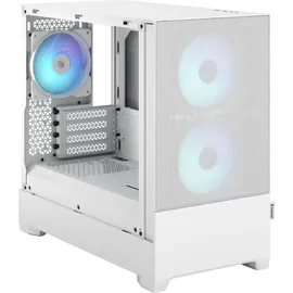 Fractal Design Pop Mini Air RGB White mit Fenster mATX/mITX Gaming Gehäuse Weiß