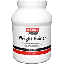 MEGAMAX Weight Gainer Schoko Pulver 1500 g