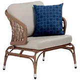 Xlmoebel Sessel Hochwertiger Rattan-Sessel in Braun mit luxuriösem Design für (Sessel), Hergestellt in Europa braun