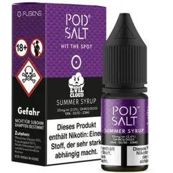Summer Syrup - Fusions 10ml NicSalt Liquid by Pod Salt