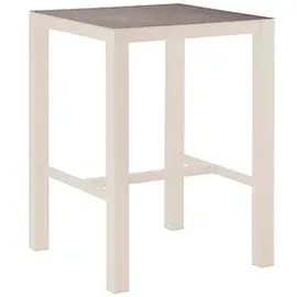 BEST Freizeitmöbel BEST Rhodos grau, sand quadratisch 80,0 x 80,0 x 109,5 cm