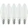LEDS LIGHT LED-Kerze 0620303 4,5 W E14 warmweiß 5 St.