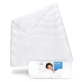 Third of Life Sommerdecke 135x220 Blanco | Luftige Schlaf-Decke mit Feuchtigkeitsmanagement & hoher Atmungsaktivität | Optimale Hygiene für Allergiker | Perfekte Bettdecke für warme Nächte & im Sommer 135 x 220 cm