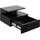 VCM Nachtschrank Ashlan 35 x 22,5 x 32 cm Schwarz