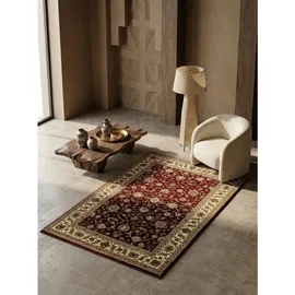 KADIMA DESIGN Kurzflorteppich, TANNHEIM, orientalisch, aus Polypropylen, Rot, 300 x 400 cm