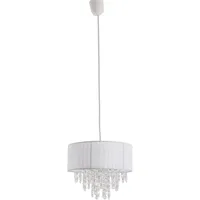 NÄVE Pendelleuchte »Kristallo«, ∅xH: 30 x 5,5 cm Metall/Kunststoff/Textil,