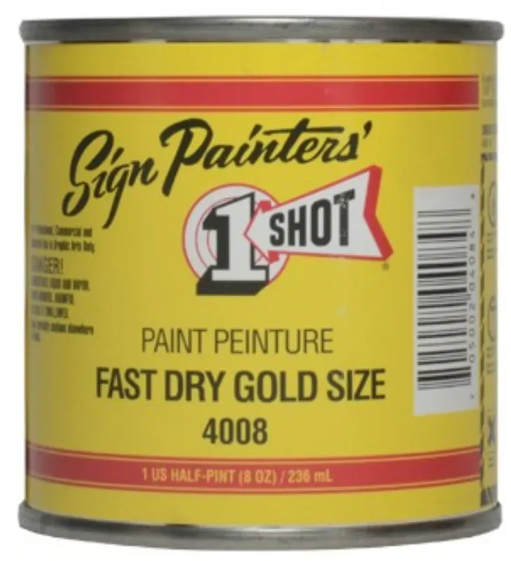Fast Dry Gold Size#4008 | 1Shot