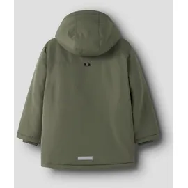 NAME IT Parka NAME IT "NKMMARLOW PARKA JACKET PB", Jungen, Gr. 134, dusty olive, Web, Obermaterial: 100% Polyester, unifarben, regular fit normal, Jacken Parka