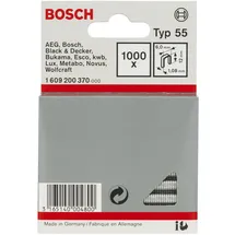 Bosch Schmalrückenklammer Typ 55 6 x 1,08 x 12 mm 1000 Stück